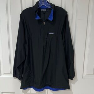 Patagonia Black and Blue Pullover Jacket